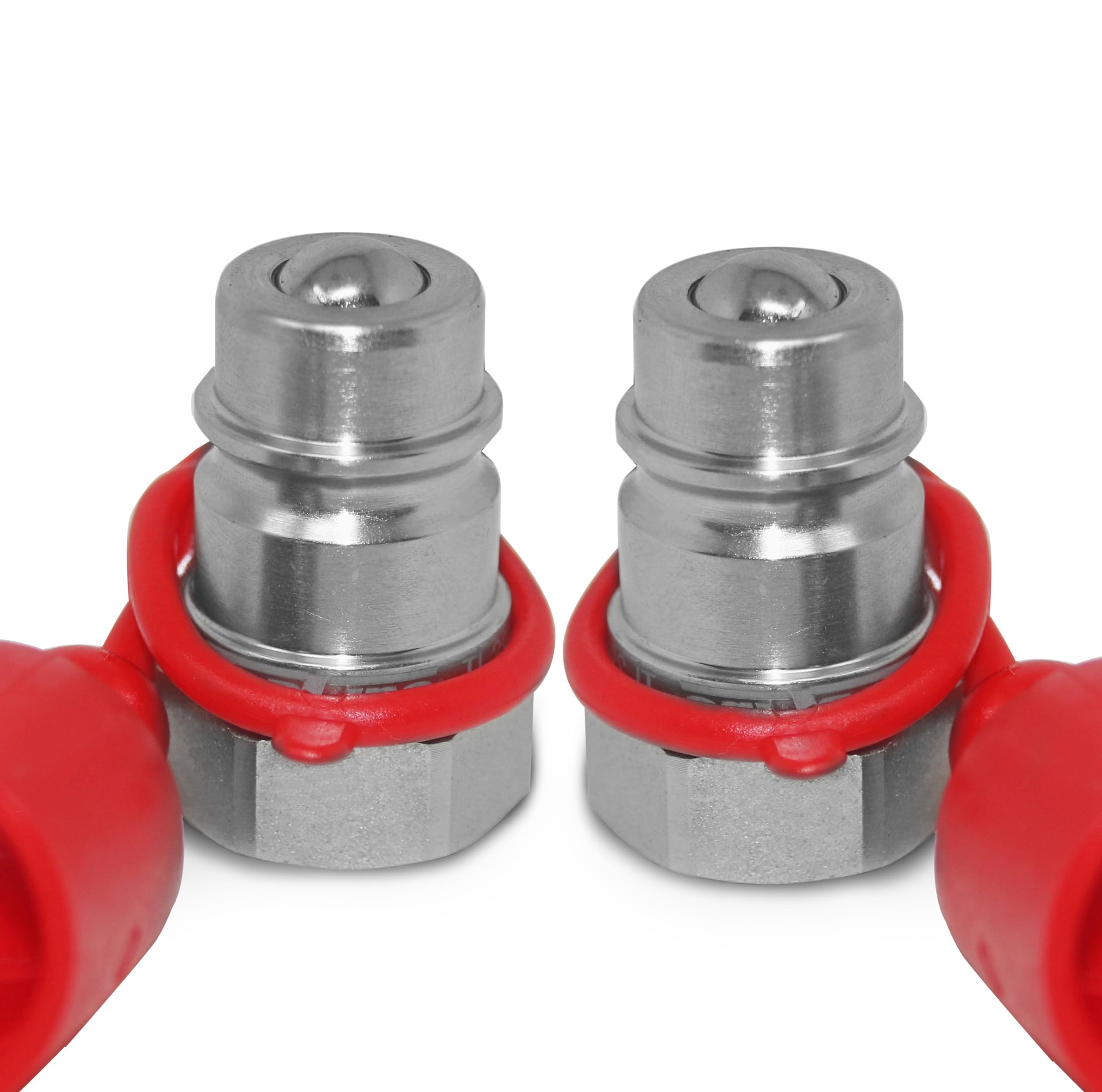 1/2 Ag Quick Coupler male nipple ISO5675 1/2" NPT - Ball Style used on Most Tractors and Machinery - Hydraulic Coupling TL38-M (2pk)