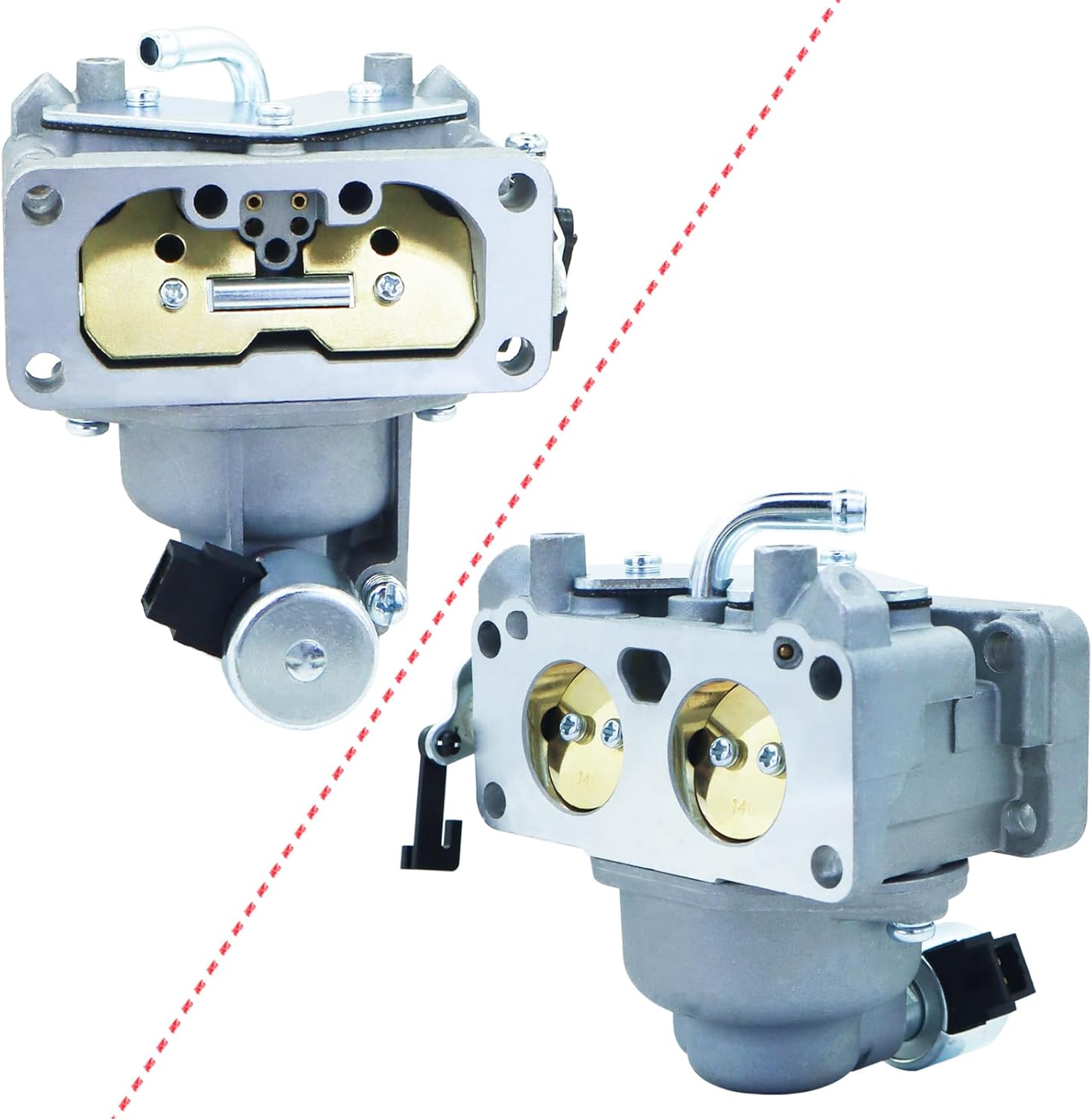 15004-7024 Carburetor Replaces for Kawasaki 15004-0763 15003-7115 15004-1010 15004-0866 15004-0940 15004-0941 15004-0865 Fits for FH641V FH661V FH680V FH721V FX850V with Oil Filter Fuel Pump