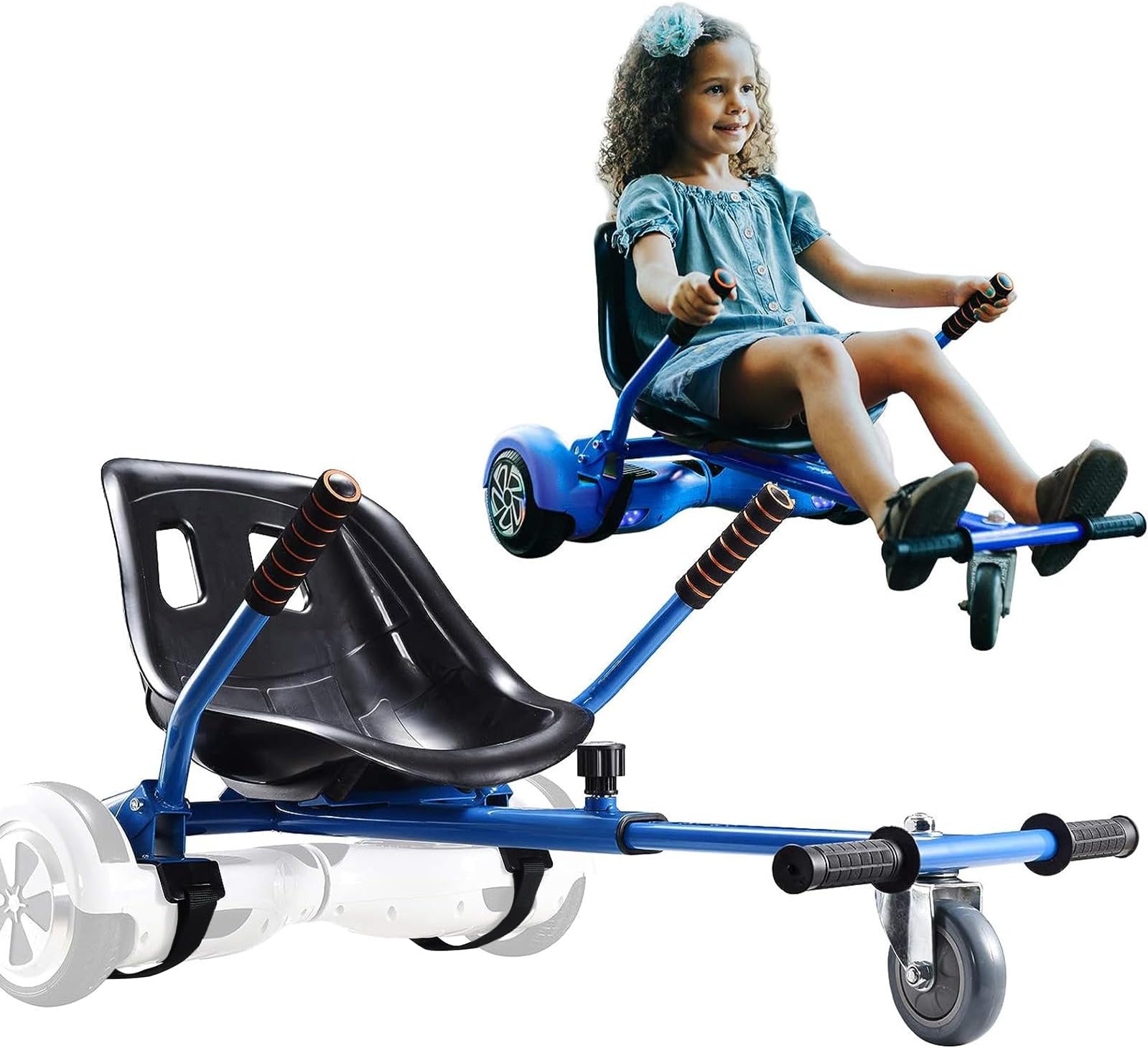 Hoverboard Seat Attachment for 6.5”-10” Hover Board, Buggy Go Kart Conversion Kit, Accessory for Self Balancing Scooter, Hoverboards Go-Cart for Kids or Adults
