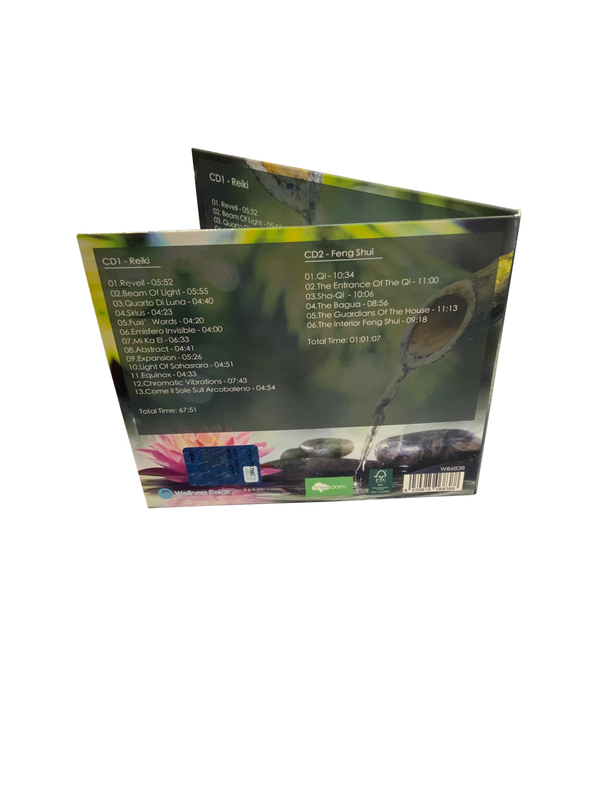 Reiki & Fengshui, Music for Meditation, Concentration, Relaxation [2CDs]