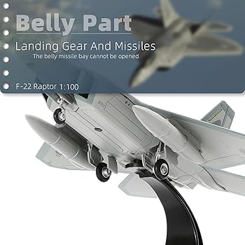 Amazon.co.jp: NUOTIE F22 ラプター 1/100スケール ダイキャスト