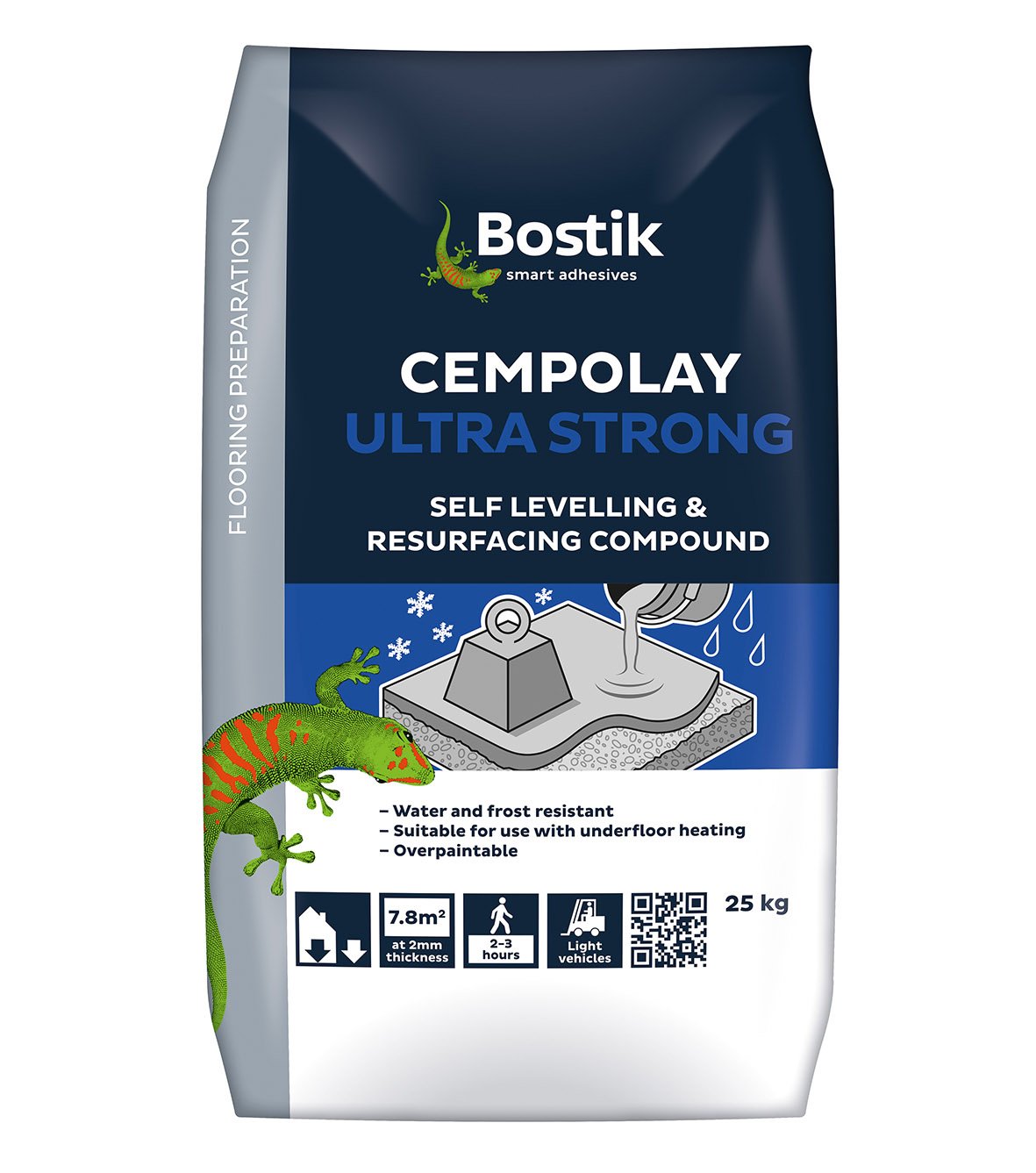 Buy Bostik Cempolay Ultra Strong Smoothing Compound, SelfLevelling, Fast Setting, Water & Frost