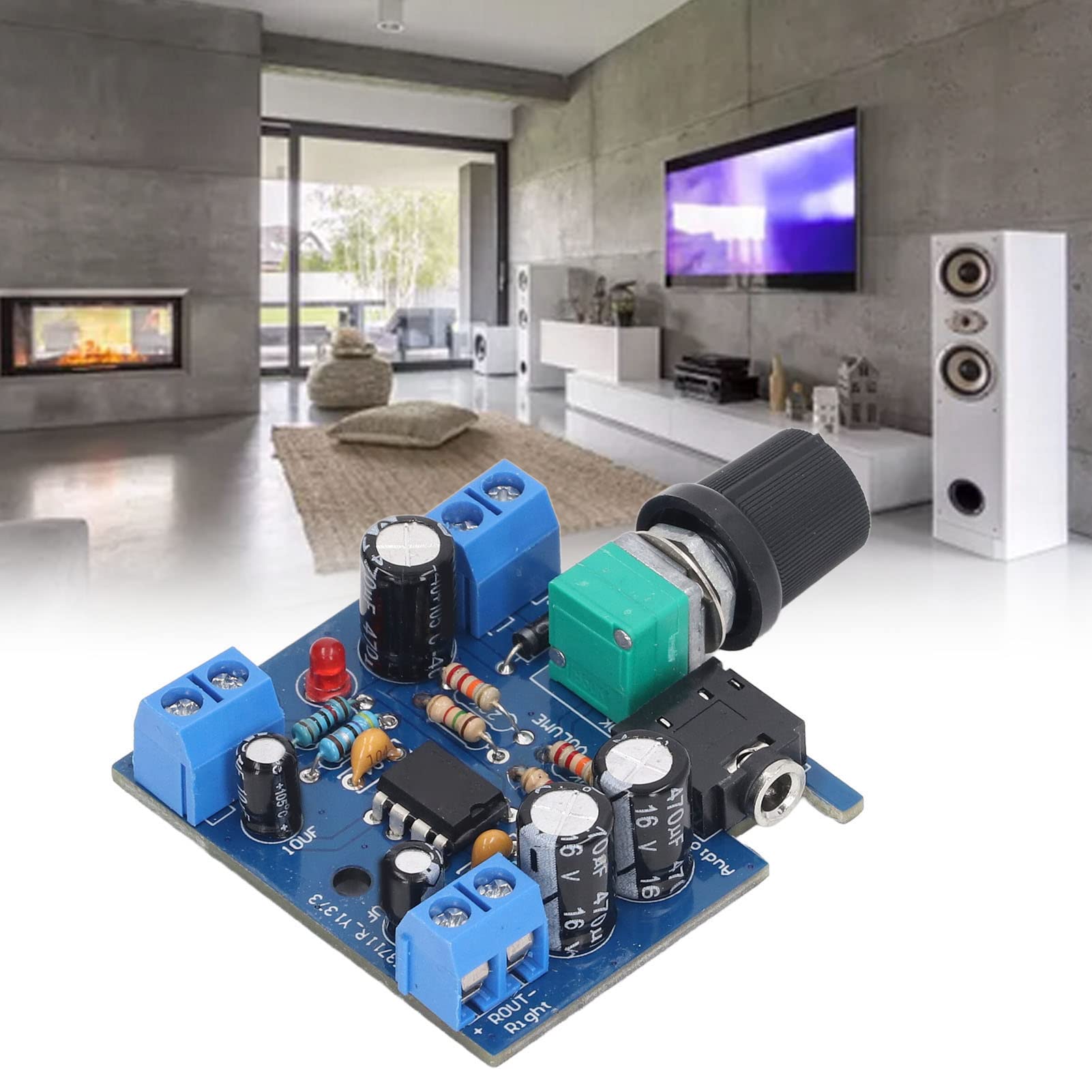 Mini Amplificatore Di Potenza Audio 15W A Doppio Canale - Modulo Con Controllo Volume, DC 5-12V, Per Home Theater E Altoparlanti - 3
