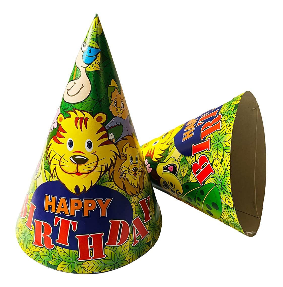 See full amazon price history chart for PartyToko Pack of 10 Jungle Theme Animal Printed Happy Birthday Party caps/Hats for Kids (Multi Colour) PartyToko Pack of 10 Jungle Theme Animal Printed Happy Birthday Party caps/Hats for Kids (Multi Colour) (B07SVQ21H2) Amazon Price History, Amazon Price Tracker