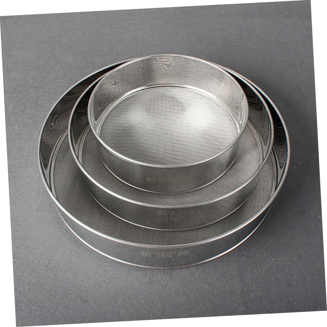 Flour Sifter for Baking Fine Mesh Strainer Tool for Kitchen and Easy to Clean for Flour Powdered Sugar and Salt