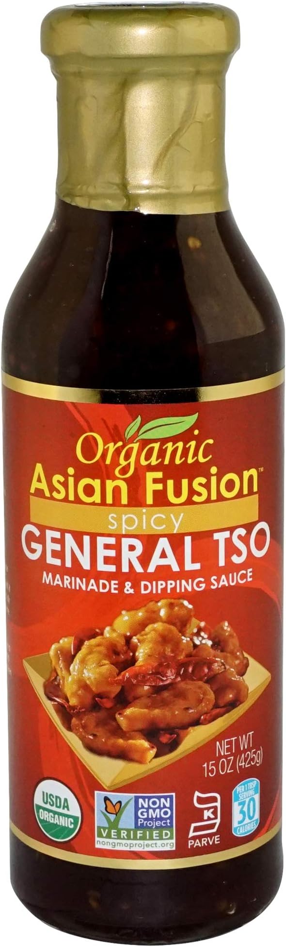 General Tso Sauce, 15 Ounce - Non-GMO, Organic Certified, Kosher & Gluten Free