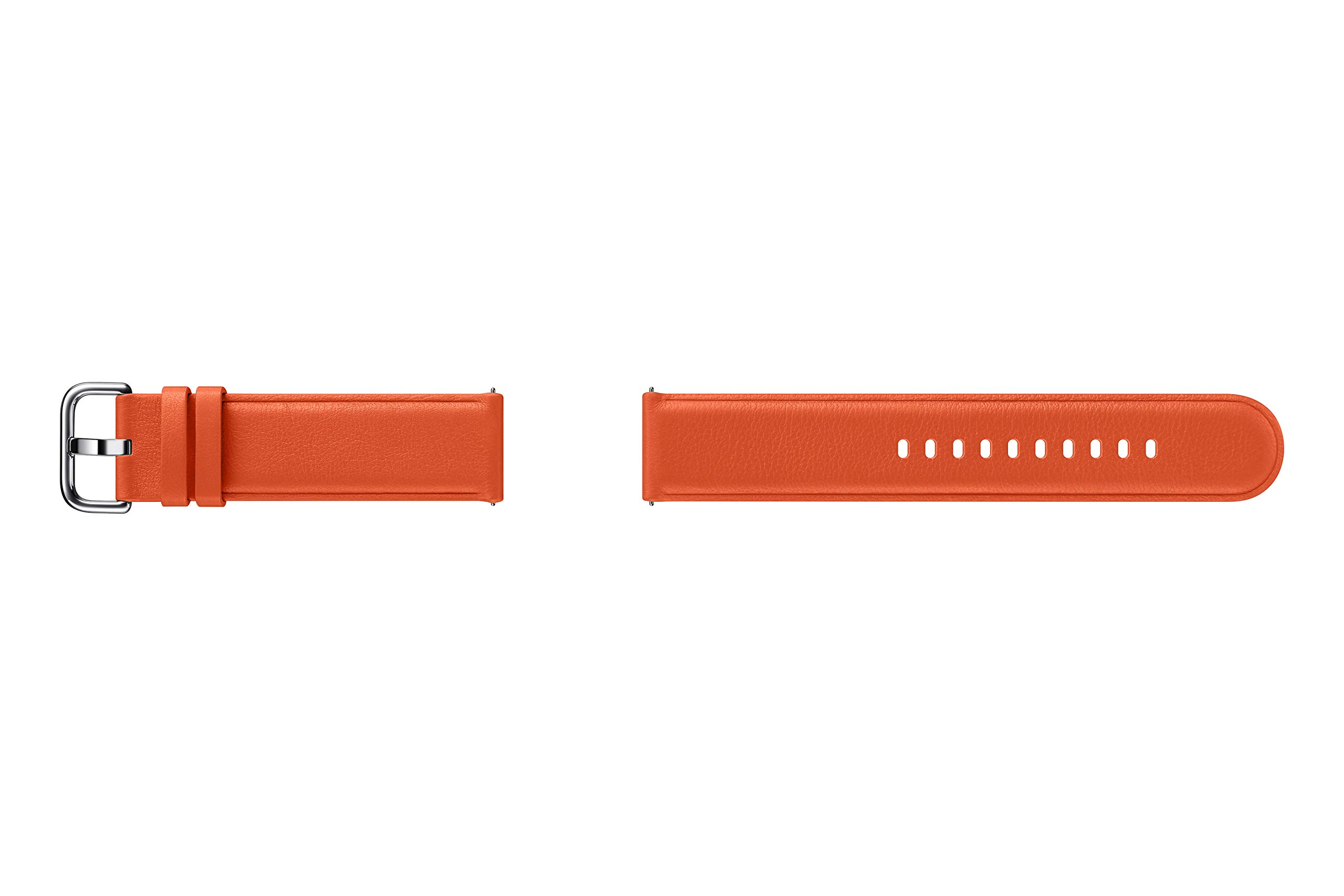 Samsung Galaxy Watch Active2 Lederarmband, Orange