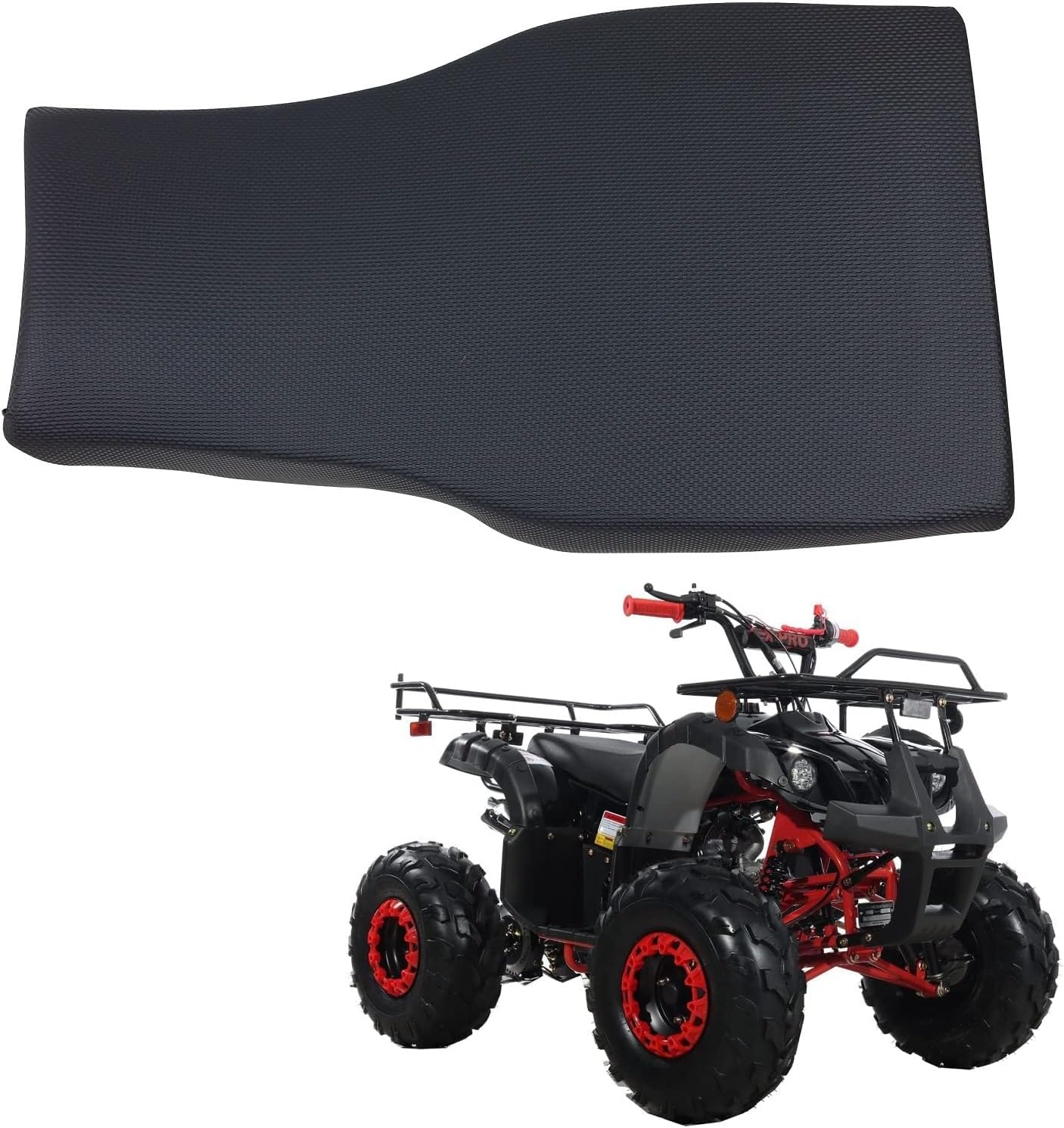 RedCap 18" Kids ATV Seat Compatible with 50cc 110cc 125cc TaoTao ATA125D TForce Coolster 3050D 3125XR8 3125R Vitacci Rider X-Pro Mini Quad ATV 4-Wheeler