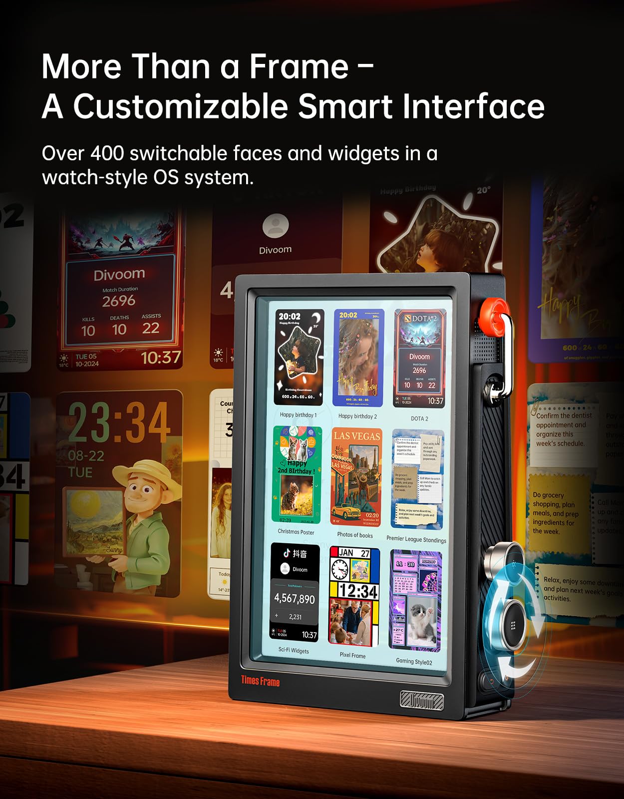 Buy Divoom Times Frame-WiFi Transparent Digital Photo Frame 10.1