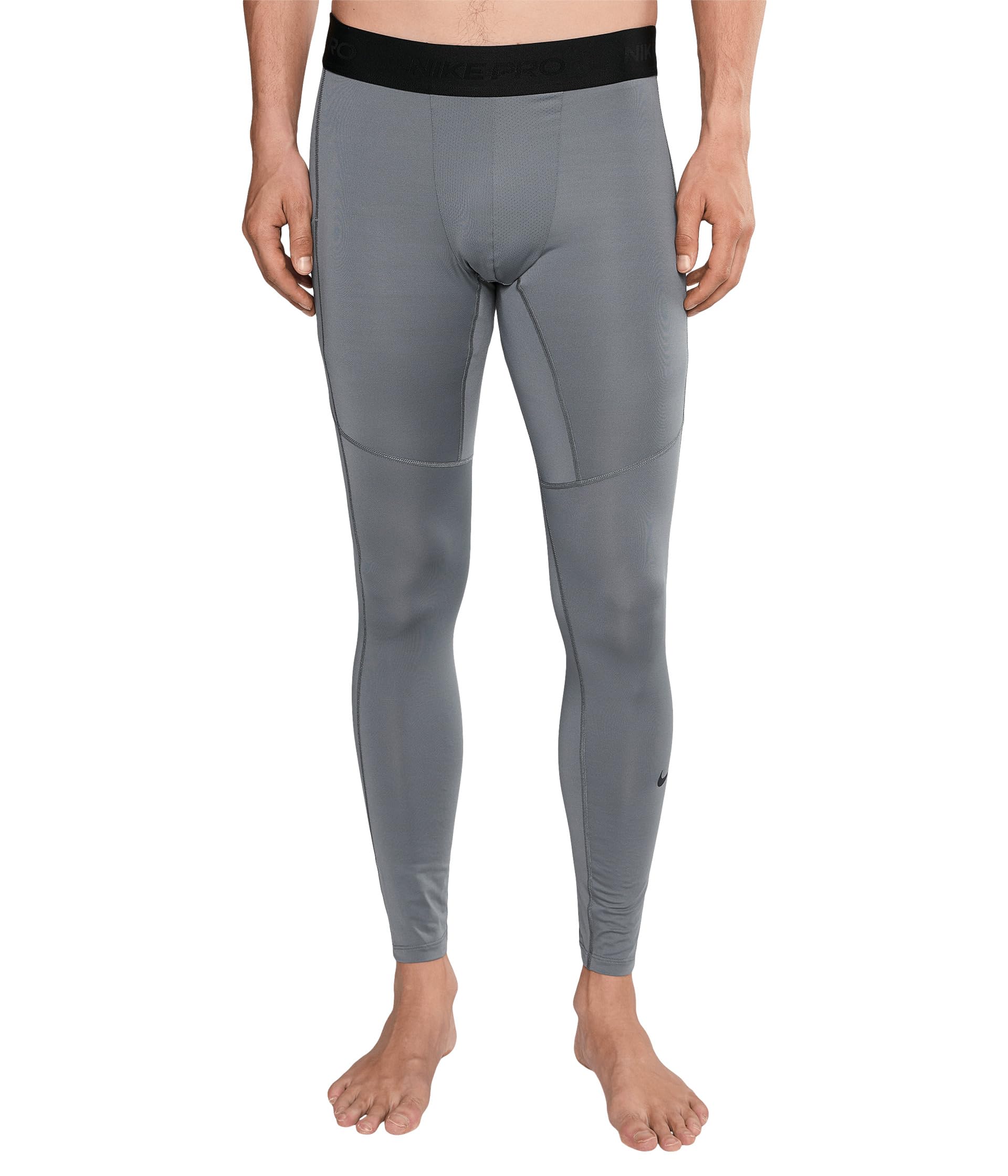 Nike FB7952-084 Pro Leggings Men's Smoke Grey/Black Size S