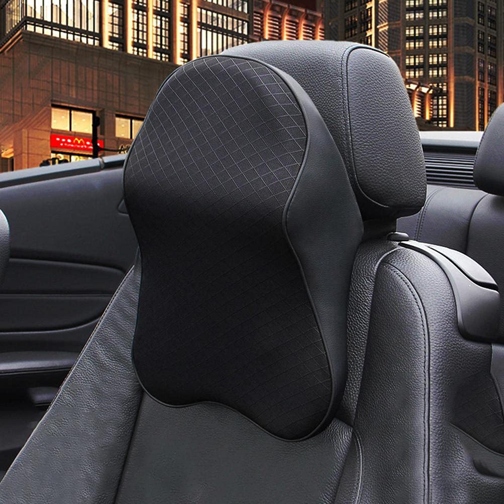 Reposacabezas coche Asiento del cuello del reposacabezas del cuello del cuello del cuello de la almohada de la espuma de la cabeza del cuello del cuello del cuello del cuello del cojín del cuello del