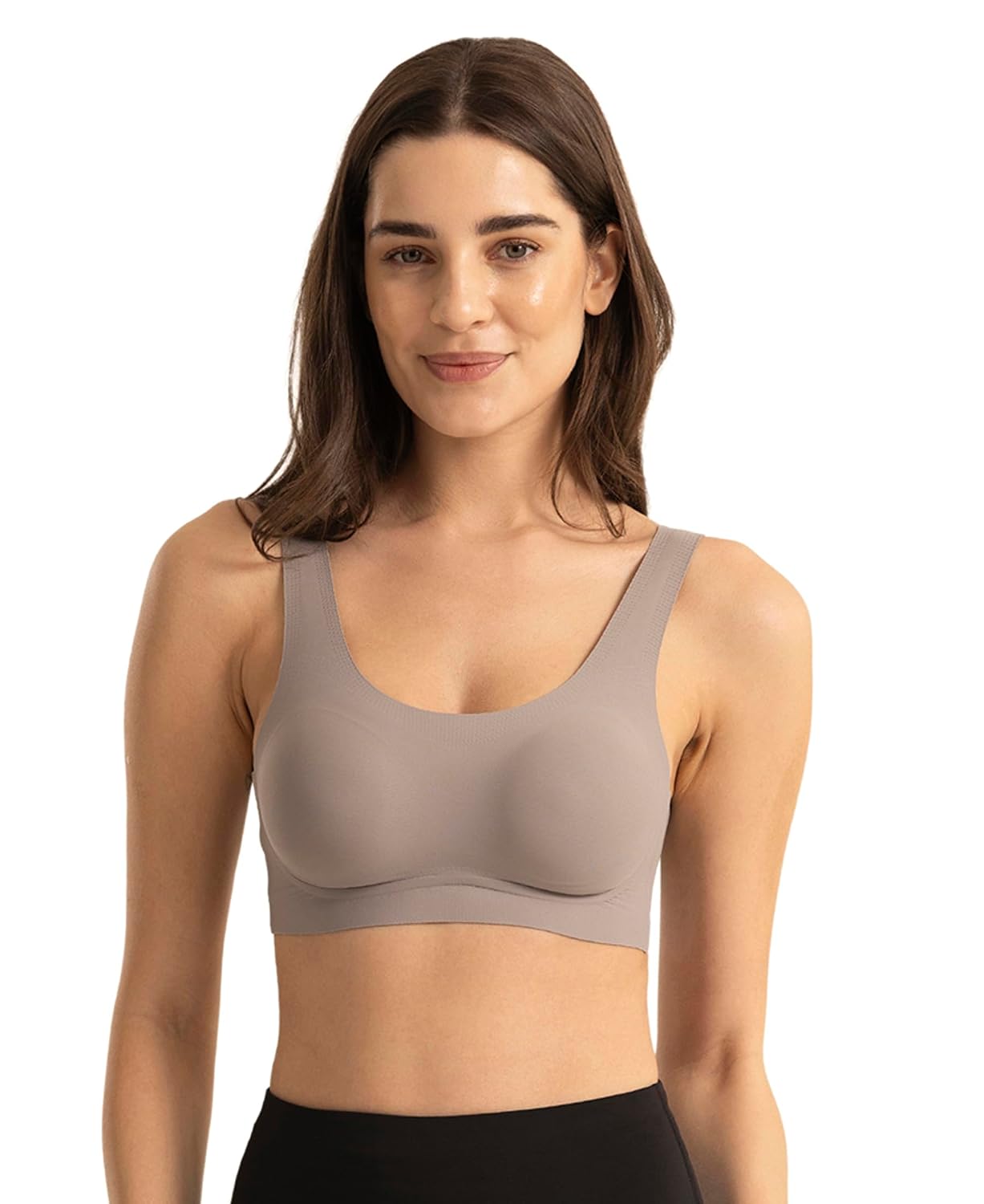 Jockey 1845 Women's Wirefree Unicup Design Padded Soft Touch Microfiber Elastane High Coverage Bonded Tech T-Shirt Bra_Gre... - Review, Price and Buying Guide