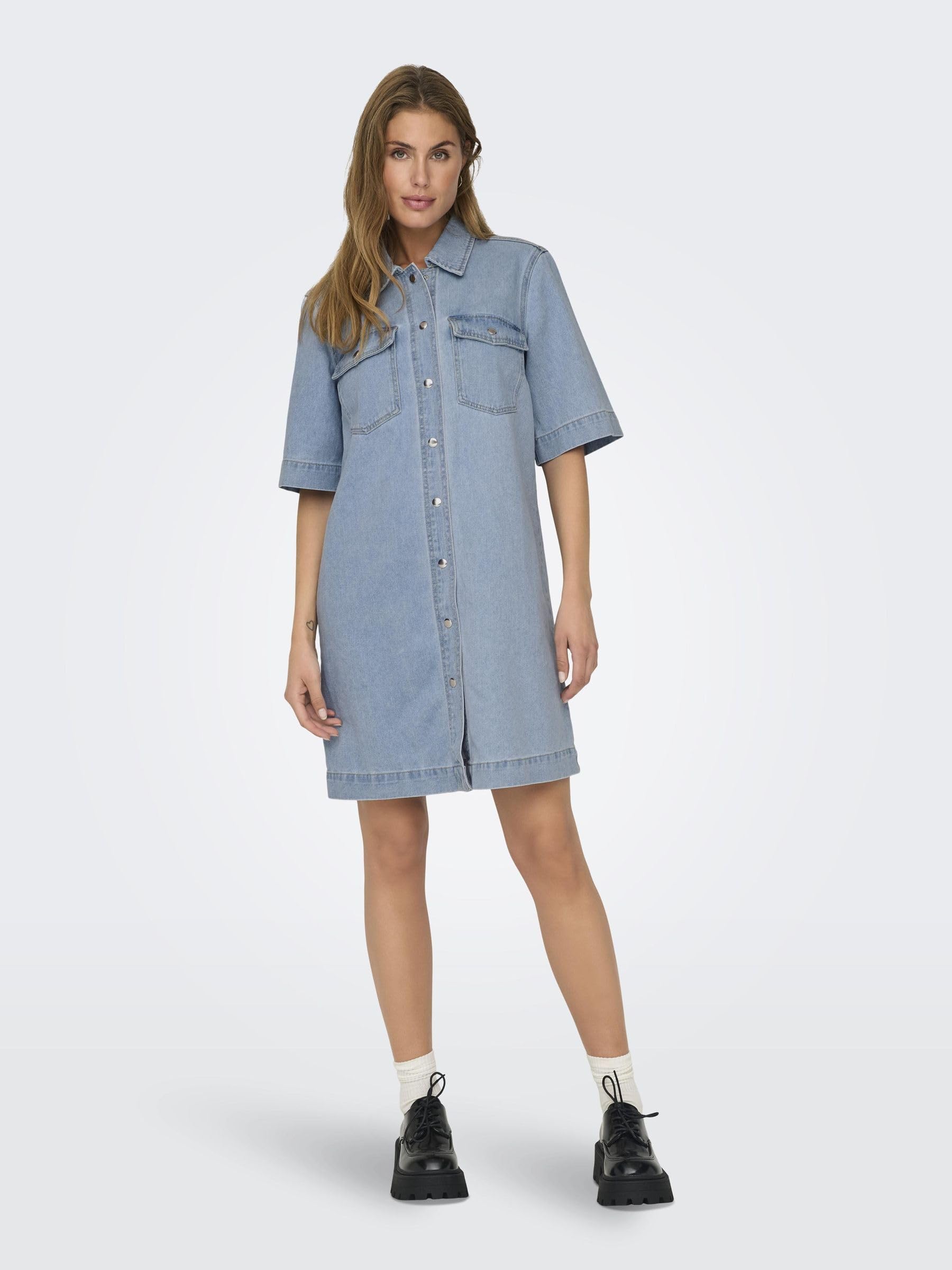 ONLY Female Jeanskleid ONLBELLE Kurzes Kleid