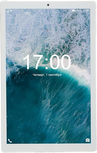 EXCLUZO 10 Inch Tablet, 100‑240V Phone Tablet HD IPS Screen Octa Core 6000mAh Battery for Elderly for Entertainment (EU Plug)