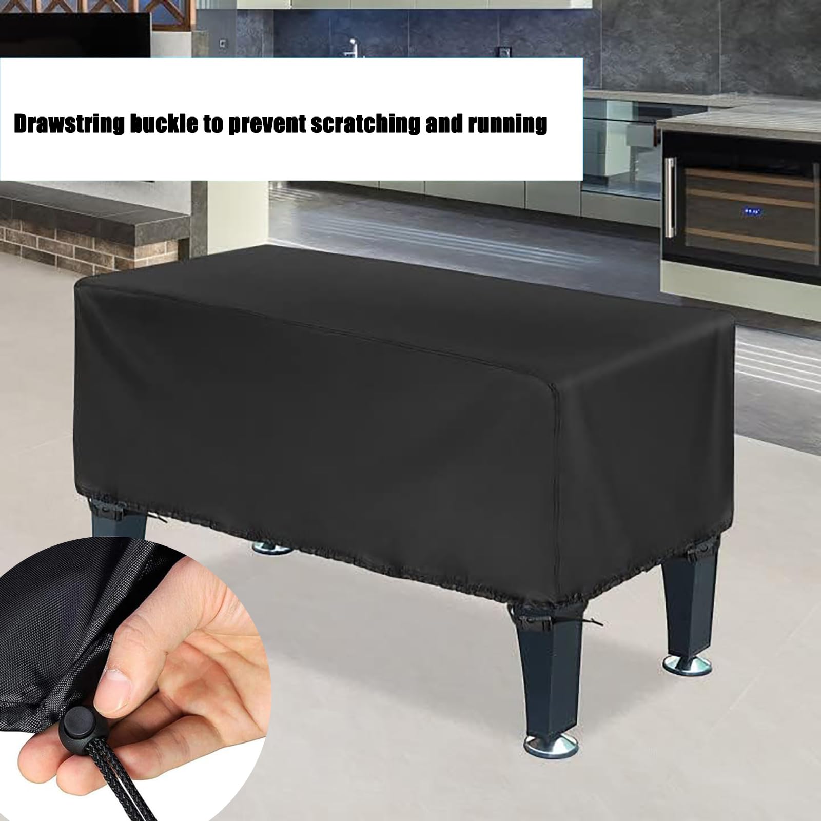 Copertura per Biliardino per Esterni Interni , 420D Oxford Rettangolari Coperture Protezione per Tavolo da Calcio Gioco da Esterno, Telo Protettiva Custodia per Foosball Table(Size:420D：160*115*50cm,C