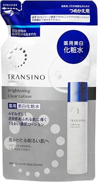 Transcene Whitening Astringent Clear Lotion Refill 140mL with Sample Whitening Toner Moisturizer with Tranexamic Acid and Dipotassium Glycyrrhizinate W Active Ingredients Medicated External