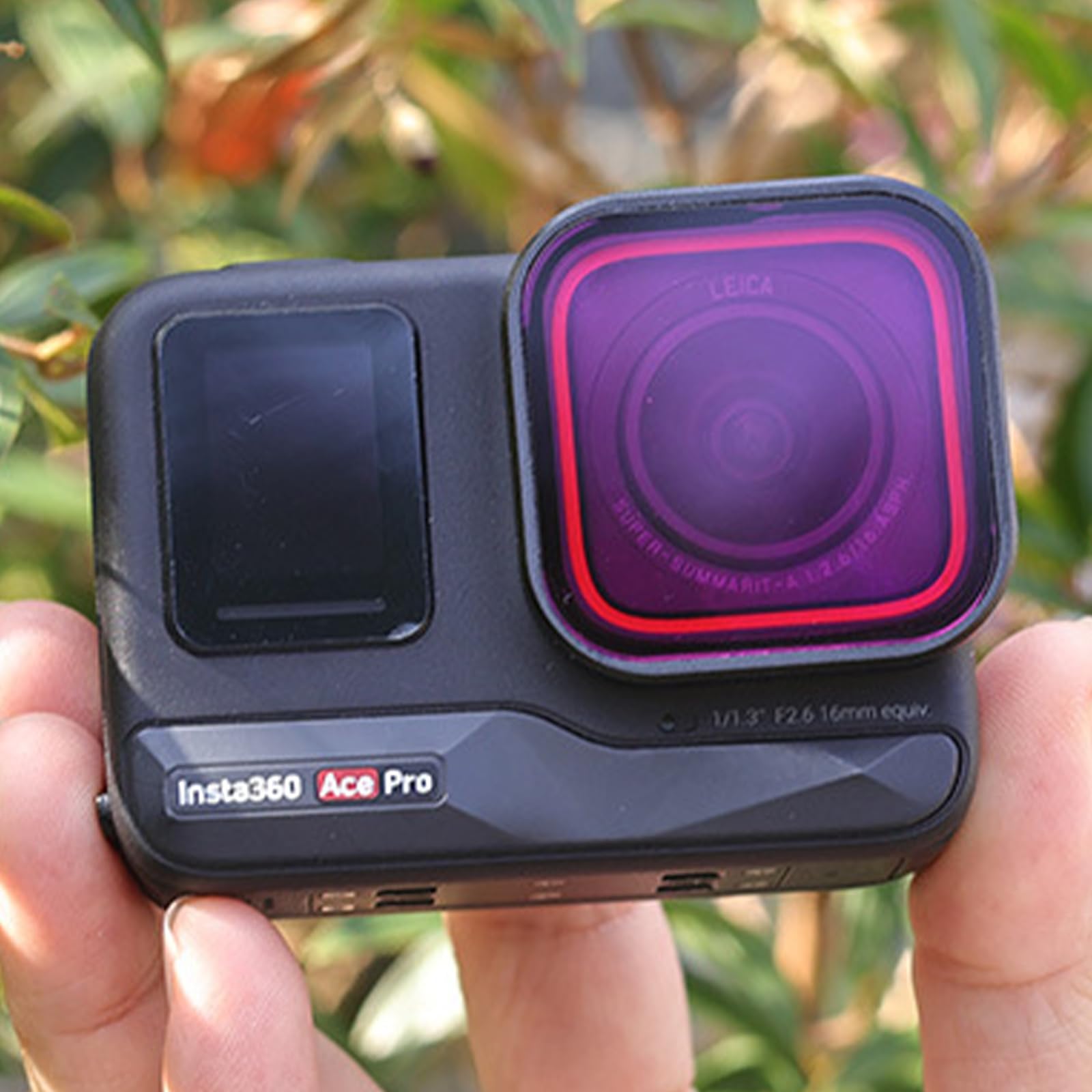 Filtre de plongée Rose/Rouge/Violet sous-Marin Filtre Protection d'objectif Filtres étanches Accessoires pour Insta360 Ace Pro 2/Insta360 Ace Pro (3PCS)
