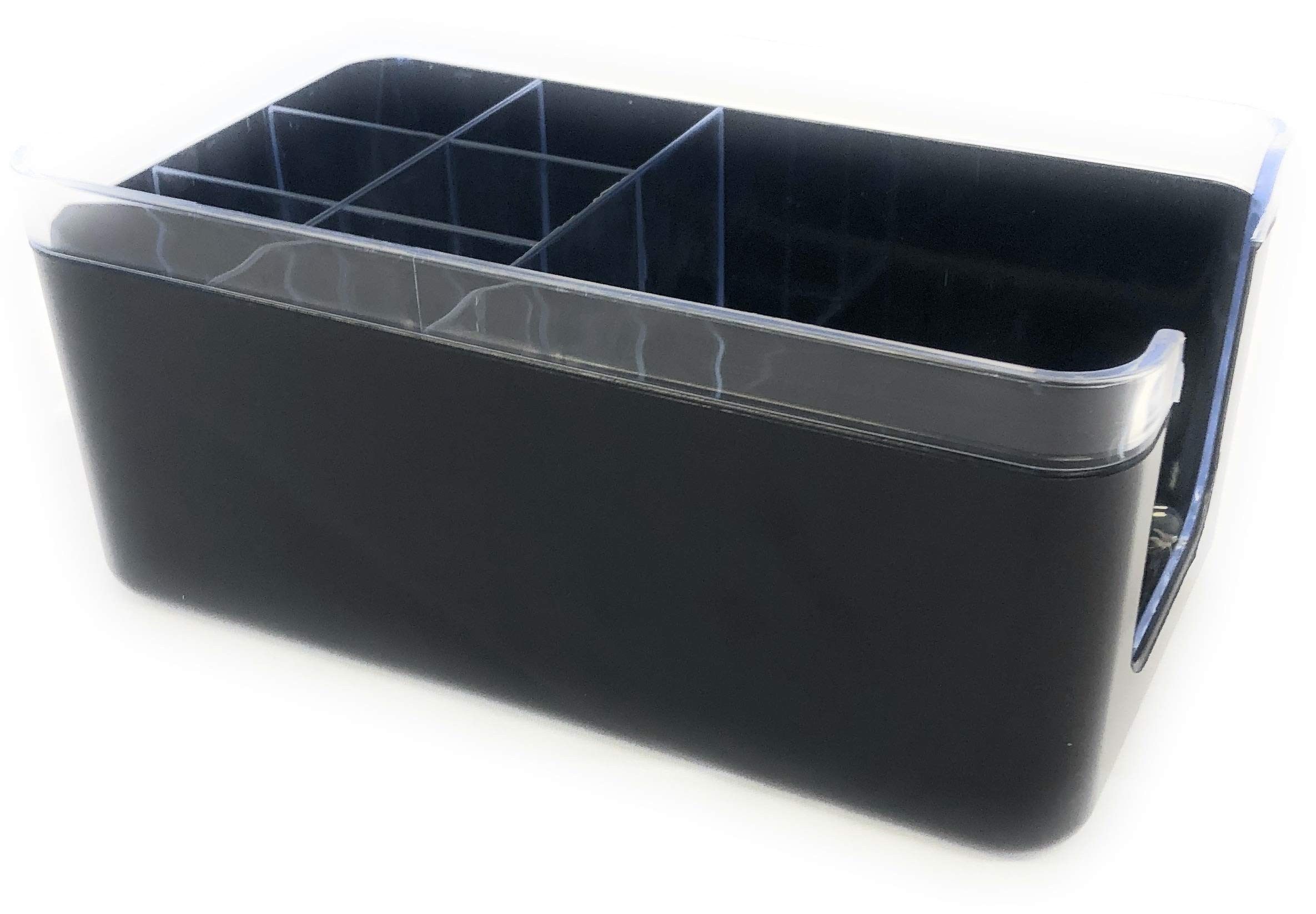 Premium Bar Caddy & Napkin Holder (Black)