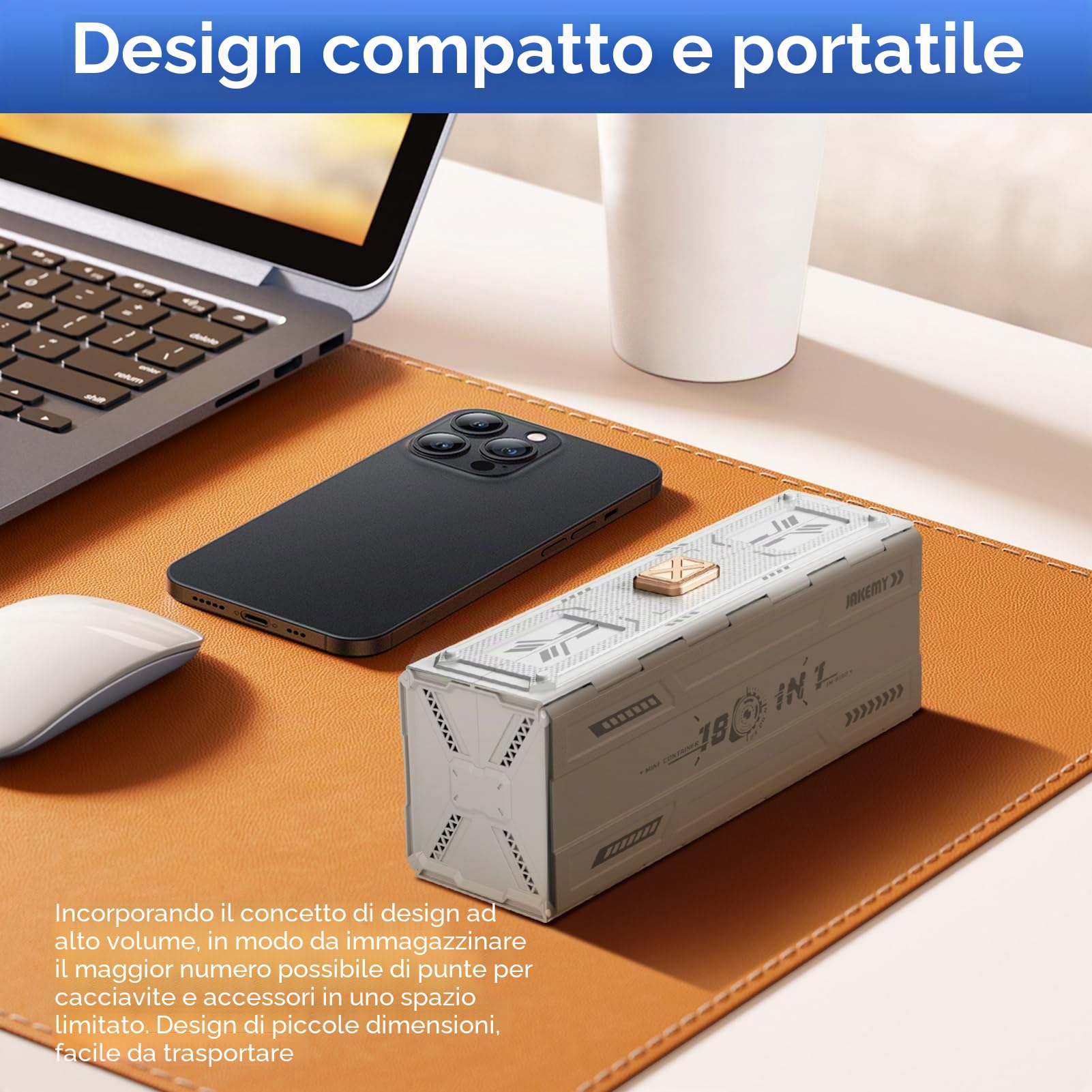 Set di Cacciaviti di Precisione Magnetici in Acciaio, 180 Pezzi, con Custodia e Prolunga, per Riparazione Occhiali