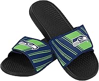 Vista 104 de FOCO mens NFL Team Logo Legacy Sport Slide Sandals