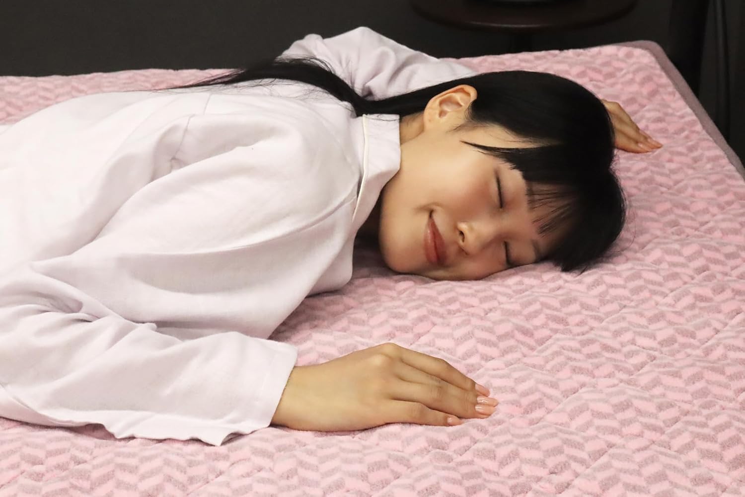 ロマンス岩盤浴　敷きパッド　セミダブル ロマンス小杉 ロマンス岩盤浴 敷きパッド セミダブル(120×205㎝)日本製