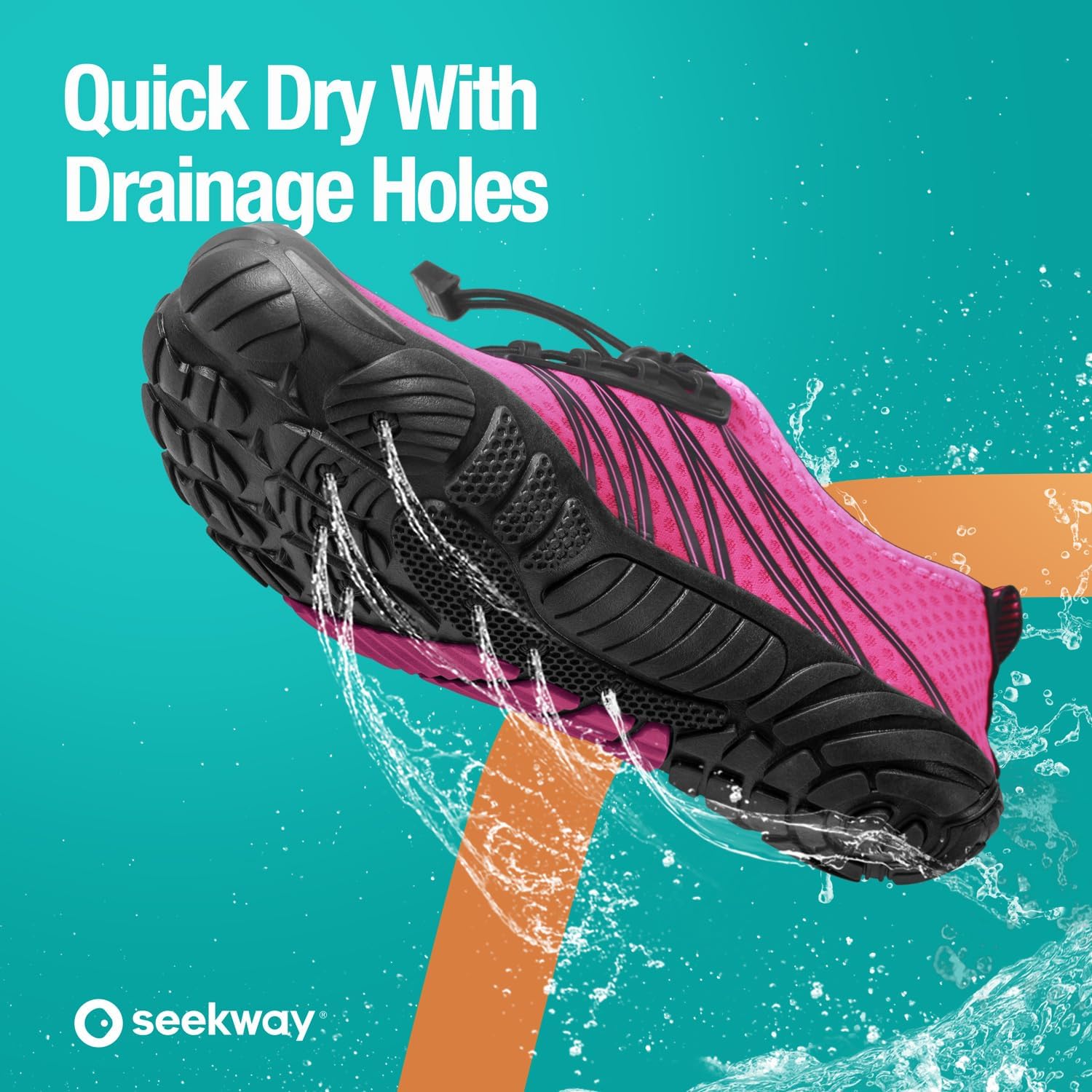 SEEKWAY Water Shoes Men Women Adult Quick-Dry Aqua Sock Barefoot for Beach Swim River Pool Lake Hiking Kayaking Surfing - Image 5