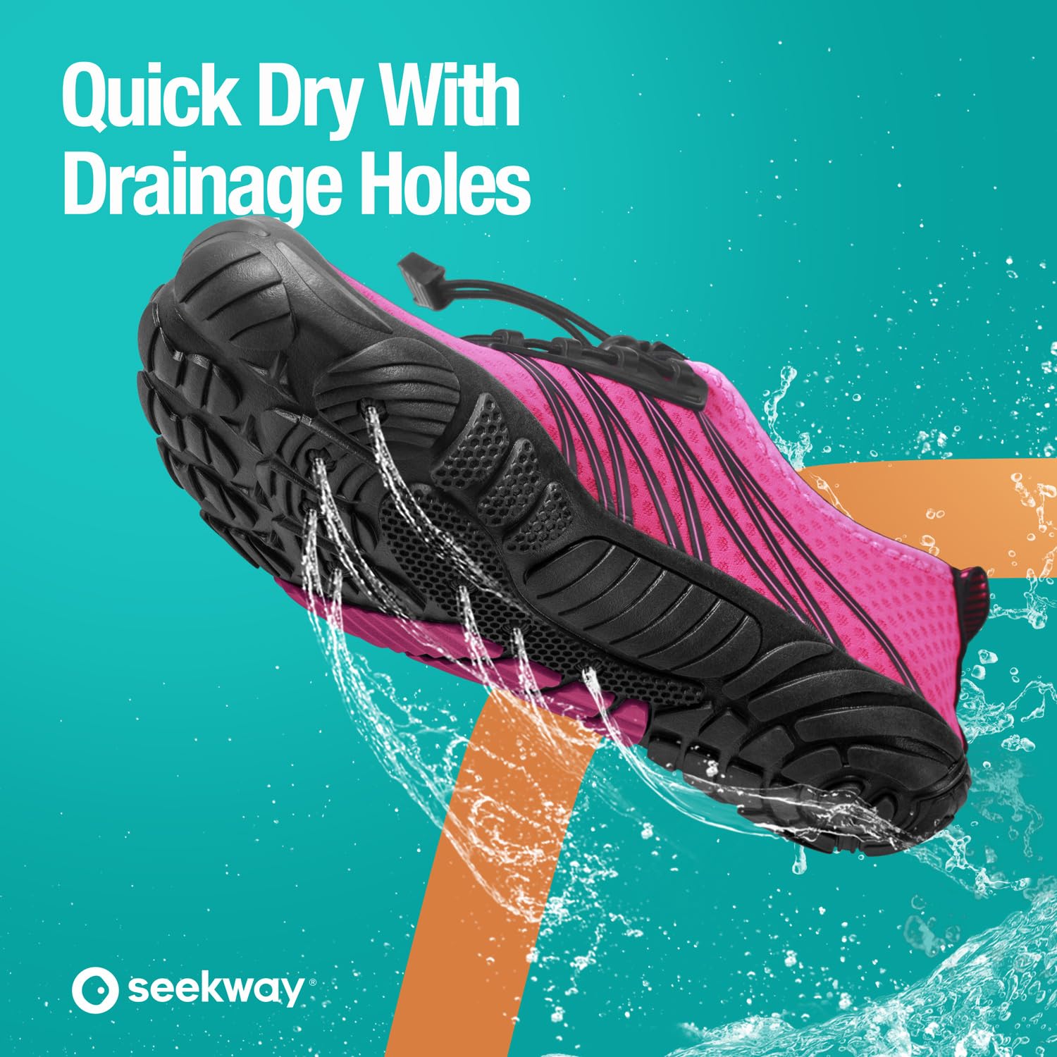 SEEKWAY Zapatos de Agua Hombre Mujer Adulto Calcetín de Secado Rápido Descalzo para Playa Nadar Río Piscina Lago Senderismo Kayak Surf SP001
