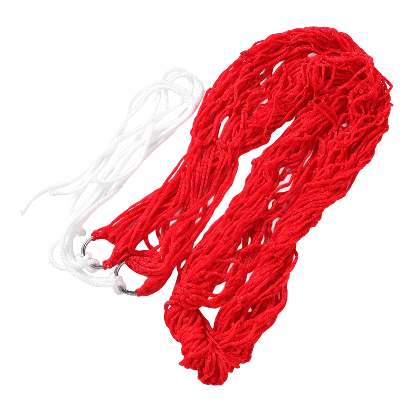 VICASKY Nylon Hammock for Outdoor Camping Lightweight Hanging Chair with Mesh Design for Garden Swing and to Assemble Red