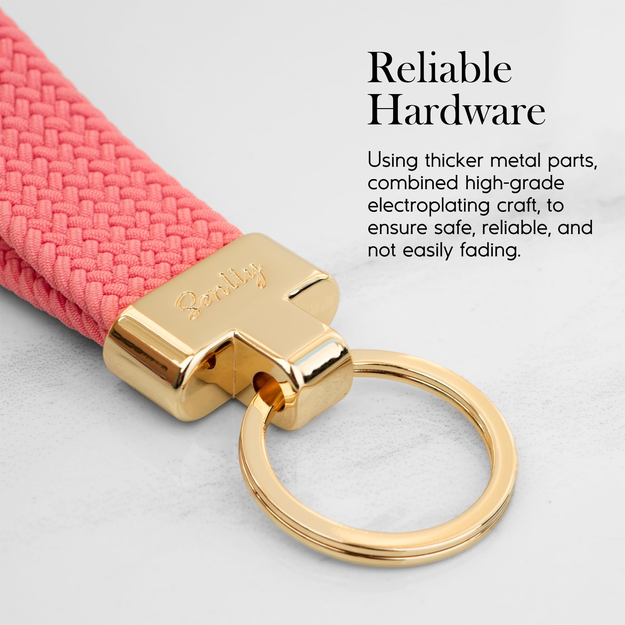 SENLLY Llavero para Coche, Minimalista Llavero Elástico, Cordón para Car Key Fob — view 4