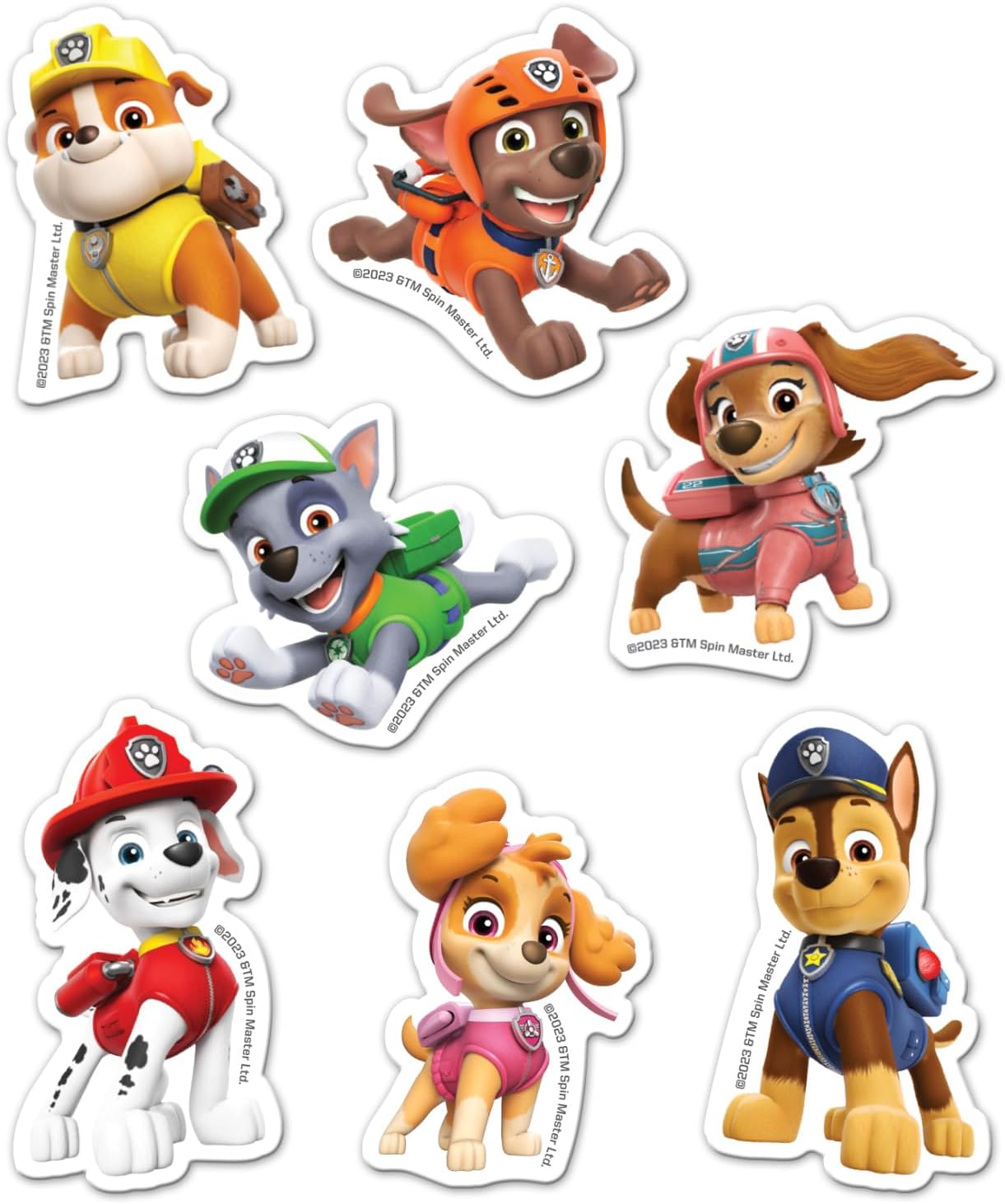 Paw Patrol Pup Pals Mega Sticker Pack | Three Types of Stickers (Around 130 Total) | Officially Licensed Product | Reusable on Non-Porous Surfaces | For Boys and Girls, Age 3+ | Great as Birthday Gift