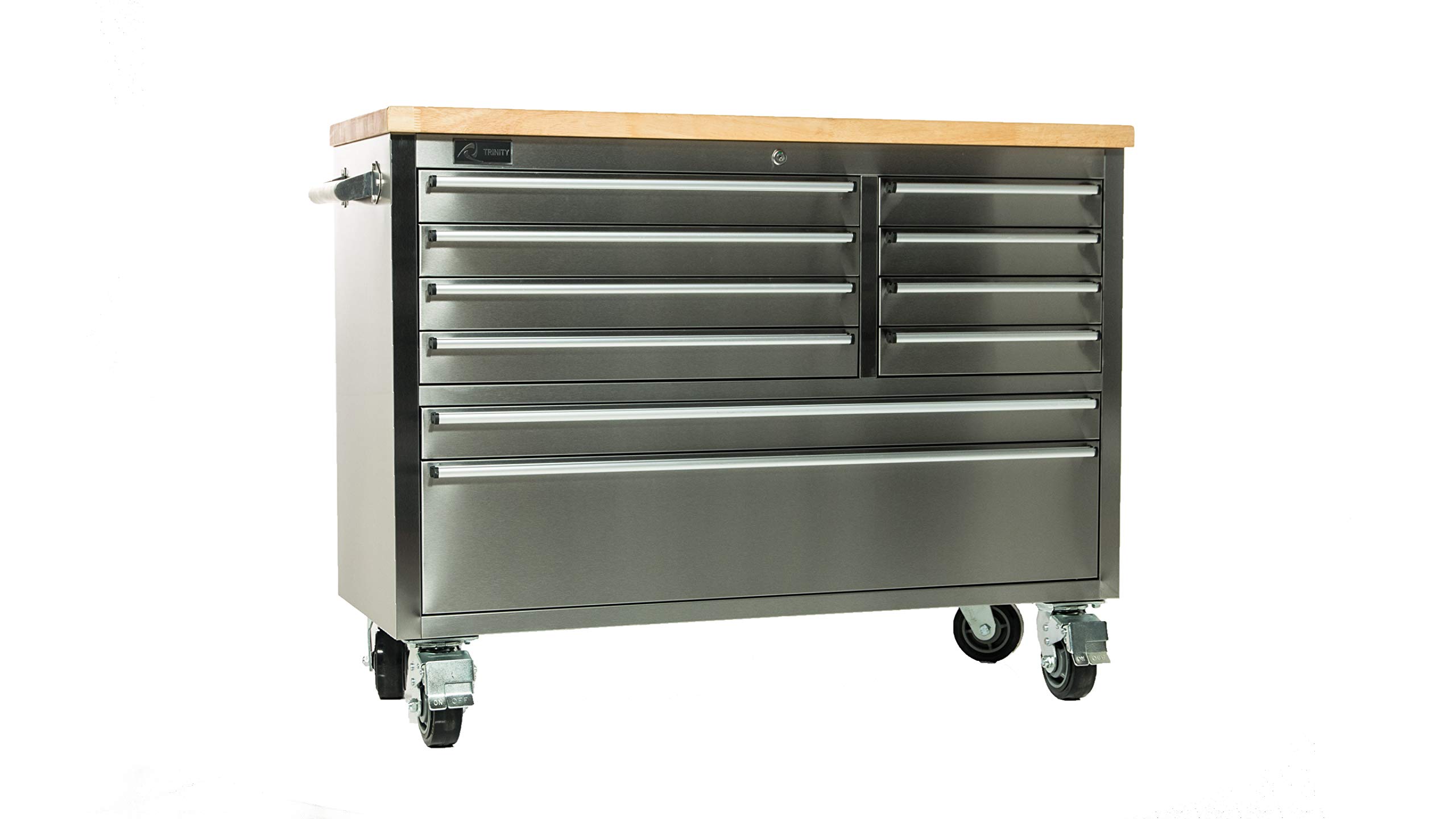 Amazon.co.jp: TRINITY 48 Stainless Steel Rolling Workbench 