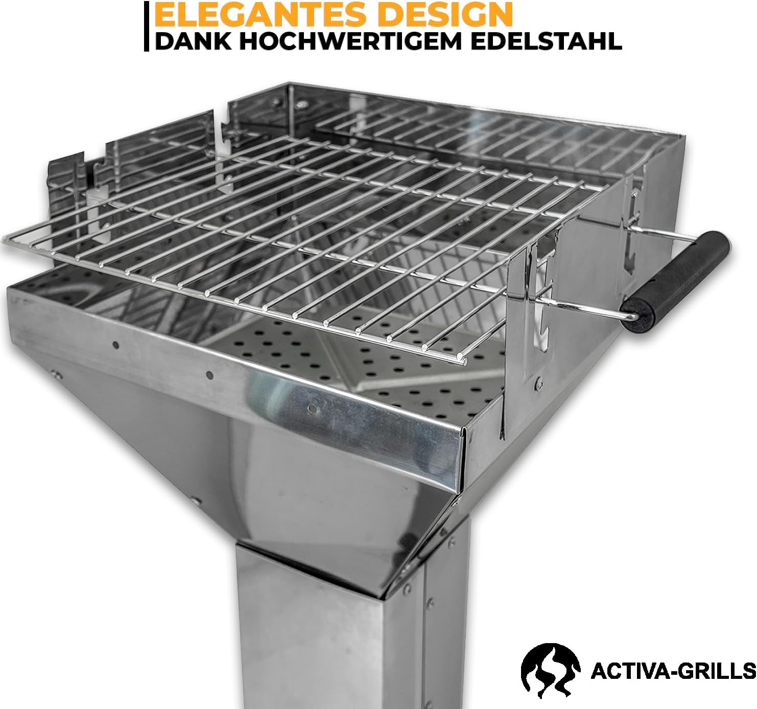 Premium Activa Holzkohlegrill Saalfeld Holzkohle Grill Test  - Vue 2