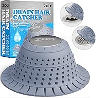 Vista 10 de zaa - Recogedor de pelo de drenaje de bañera, 1 paquete de protector de drenaje plegable de silicona para desagües emergentes y regulares de ducha