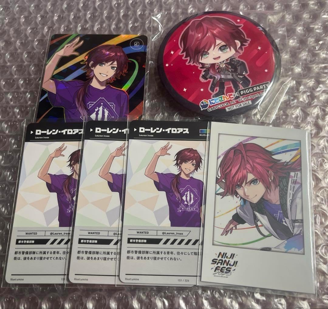 にじフェス2025 OVERTURE 缶バッジ ローレン・イロアス にじさんじ