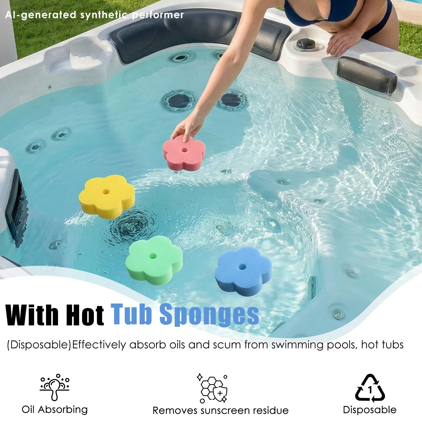 Filtro de repuesto tipo VI para bañera de hidromasaje, para todos los modelos inflables de jacuzzi/Spa/piscina que requieren filtro tipo VI, paquete de 12