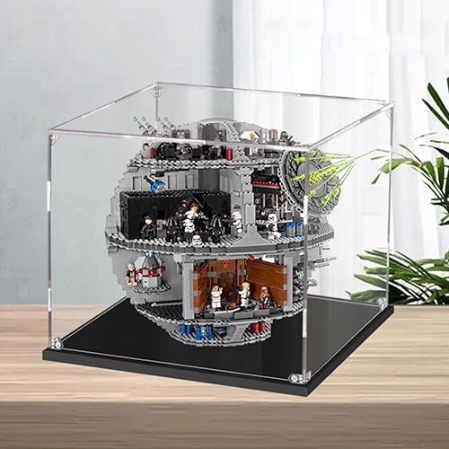 Miniatura 2 de Vitrina de acrílico para Lego Star Wars Death Star 75159 Estación Espacial, Escaparate, Proteja y Decora Modelo con Almacenamiento a Prueba de Polvo