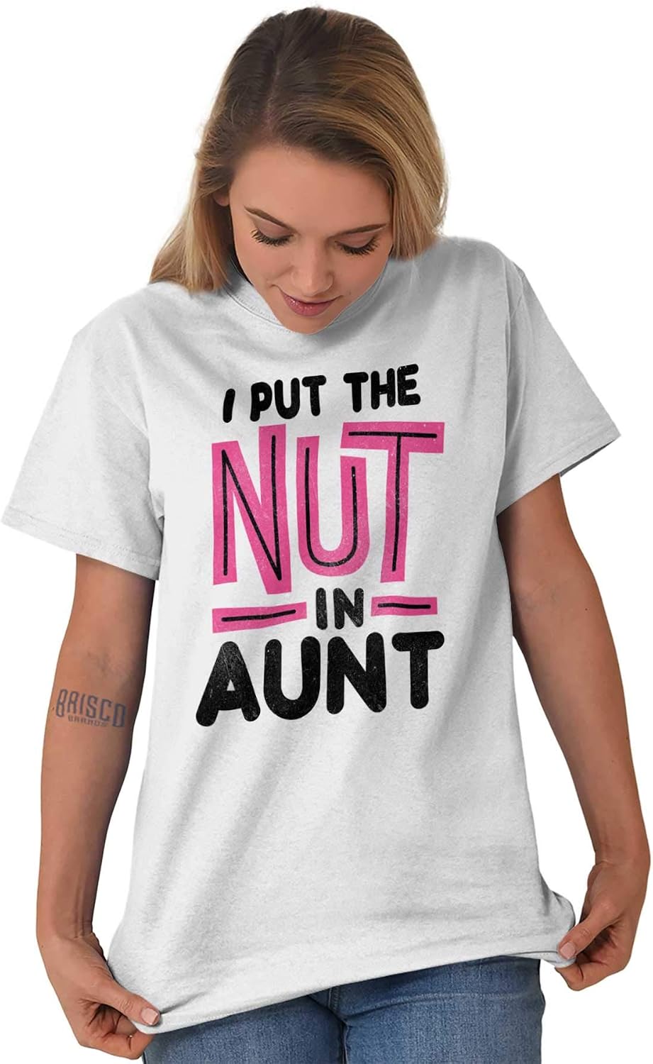 Aunt Cute Funny Cool Crazy Auntie Womens Graphic T Shirt Tees