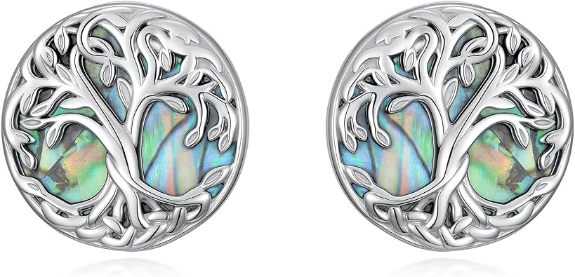 WINNICACA Sterling Silver Stud Earrings for Women Celtic Knot Cute Animals Earrings Jewelry Birthday Gifts for Women Her