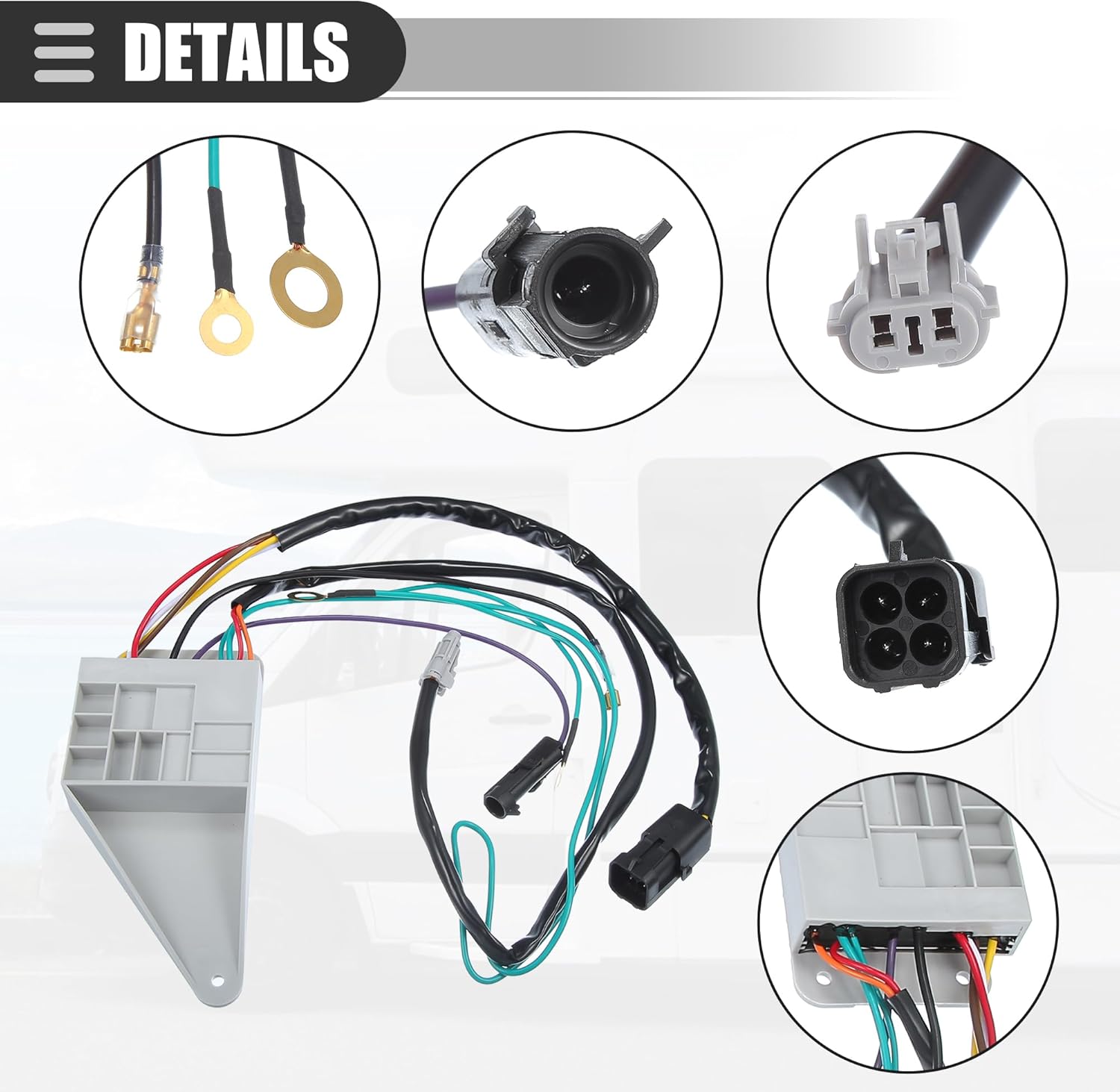 Motoforti Electric Step Control Unit, Automatic Electric Steps, for RV Travel Trailers, 909510000, Gray, 1 Set