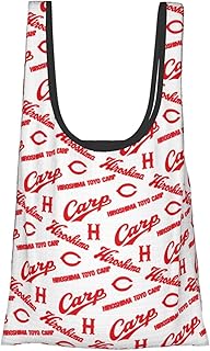 広島東洋カープ 野球チーム グッズ エコバッグ 買い物バッグ 折りたたみ マイバッグ 防水素材 大容量 持ち運び便利 収納便利 コンビニ スーパー リサイクル可能