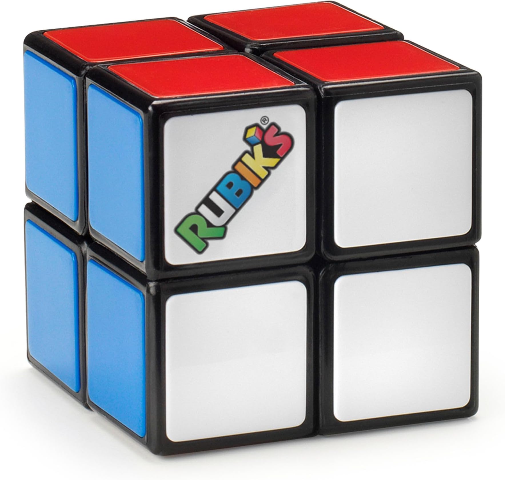 Funskool Rubik’s Mini 2x2, 2x2 Classic Colour-Matching Puzzle, Pocket Size Brain-Teasing Puzzle Toy
