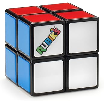 Rubik's Mini 2x2 Rubik's Cube - The 2x2 Cube for Beginners from 8 Years and for on the Go High Quality Smooth Handling Bright
