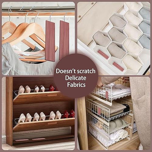 Miniatura 3 de Vazpalas Bloques de cedro para almacenamiento de ropa, bloques de cedro grandes, paquete de 12, cedro rojo para armarios y cajones