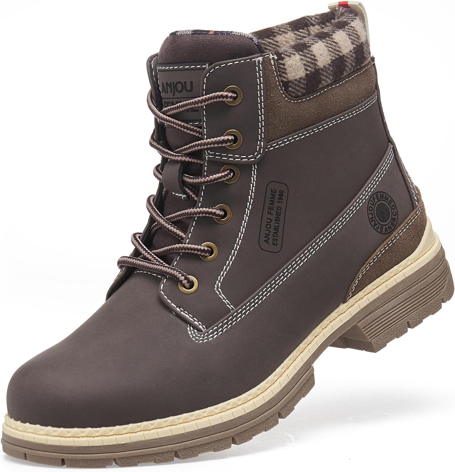 Outdoor Hiking Boots for Women Waterproof - Womens Ankle Boots Lightweight Snow Winter Boots for Trekking Walking