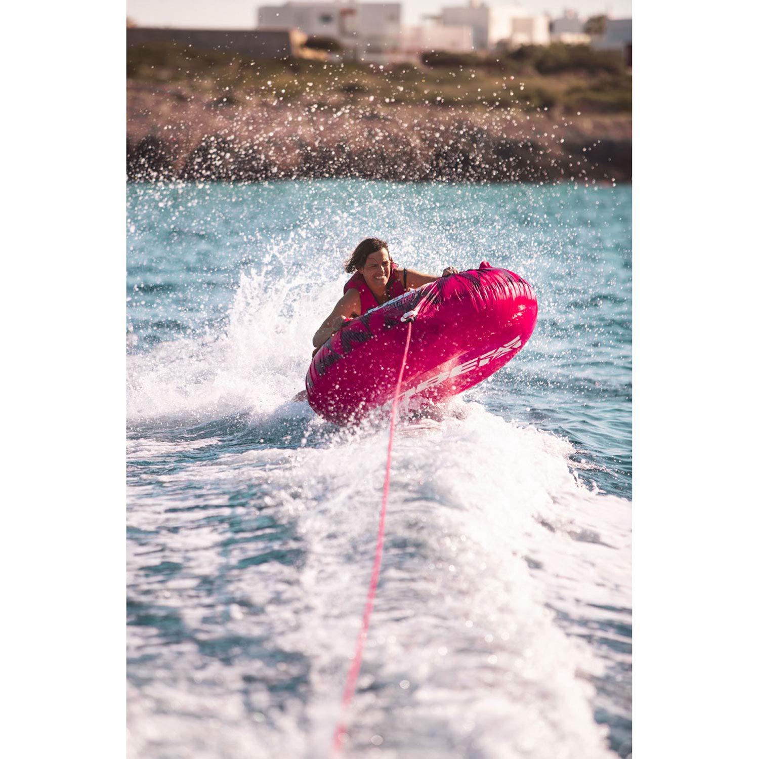 Jobe Mixte, Multicolore, Rumble BOUÉE TRACTÉE 1P Rose