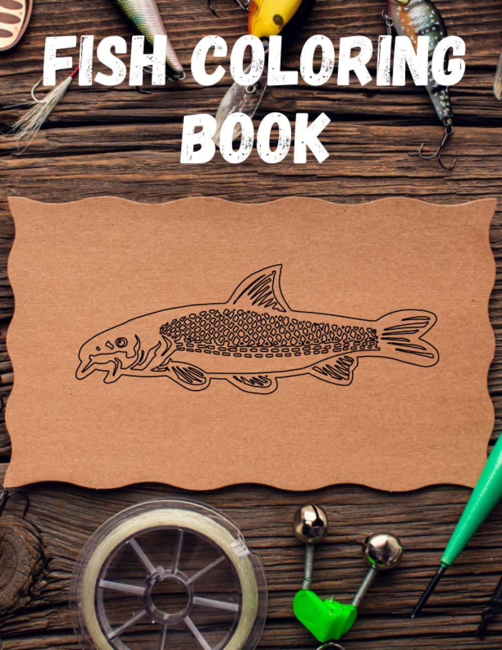 Fish Coloring Book: A Relaxing Fishing Coloring Book for Adults