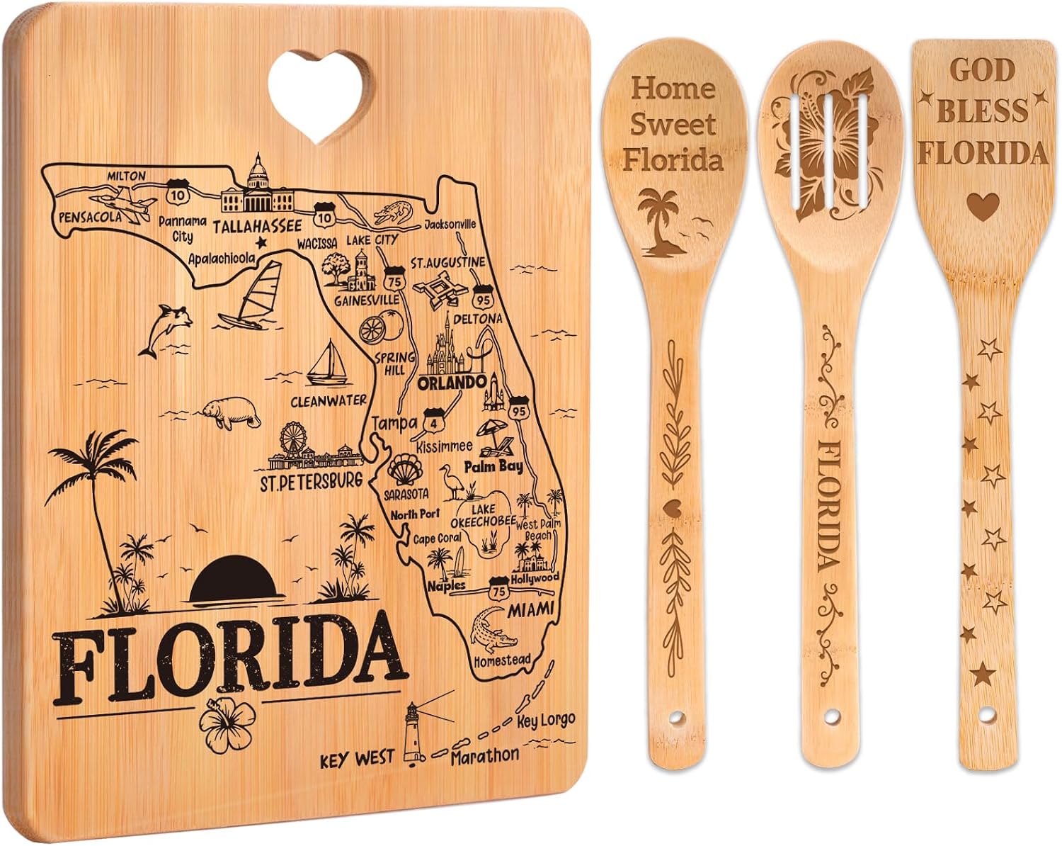 Florida Gifts Cutting Board Set