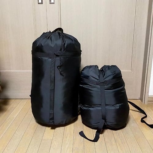 Miniatura 6 de JEELAD Saco de compresión de nailon ultraligero saco de dormir de compresión, equipo de ahorro de espacio para campamento, senderismo, mochileros,