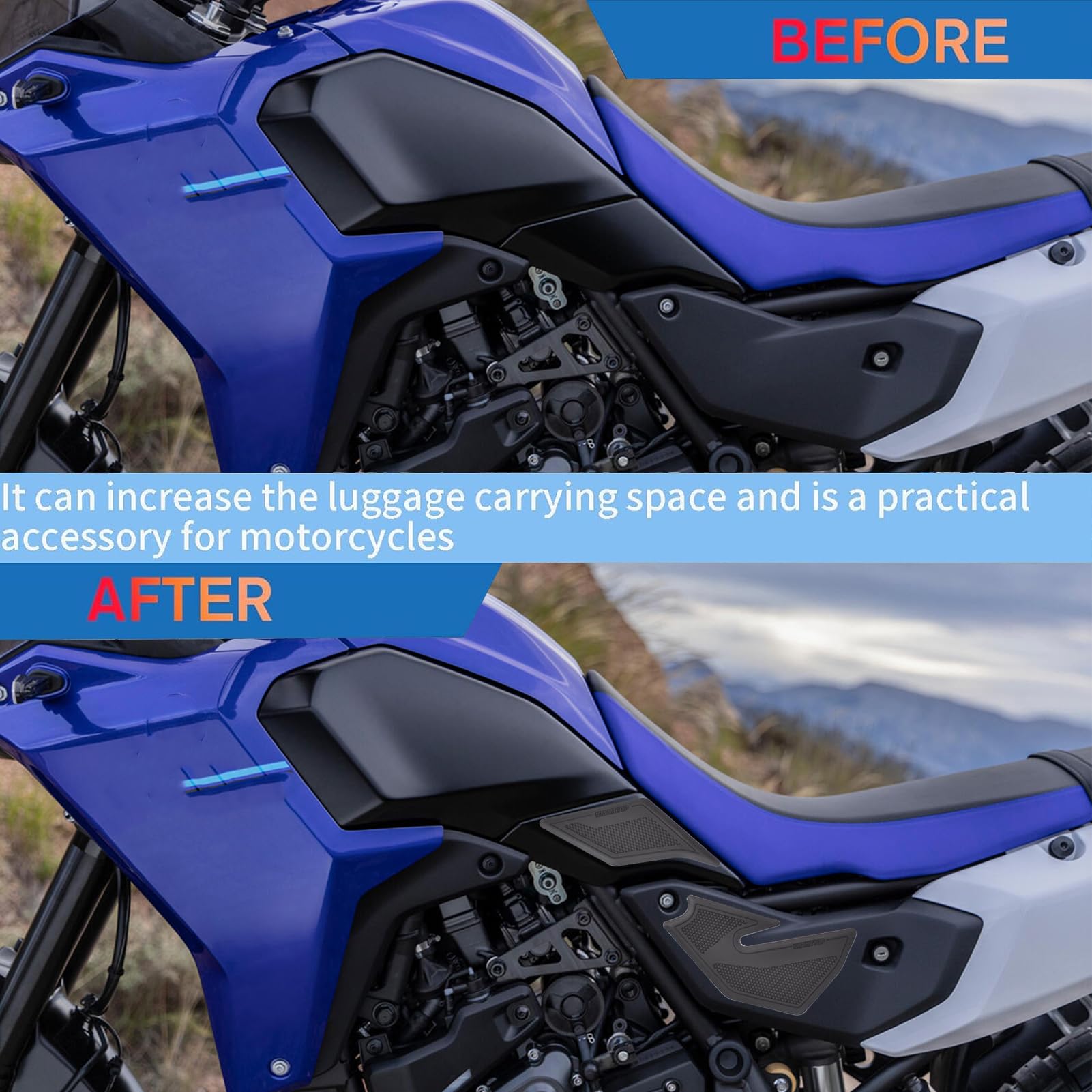 TENERE 700 2025 Protezioni serbatoio adatte per TENERE 700 T700 Adesivi per moto Decalcomanie per protezione serbatoio Gas Ginocchio Grip Traction Pad Tankpad