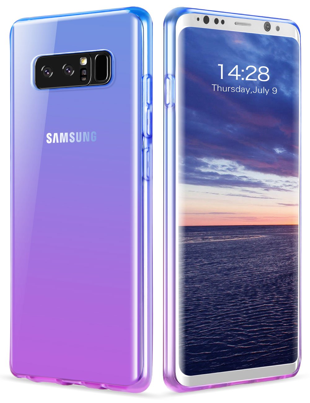 Samsung Galaxy Note8 Case Geekzone Gradual Colorful Case Gradient